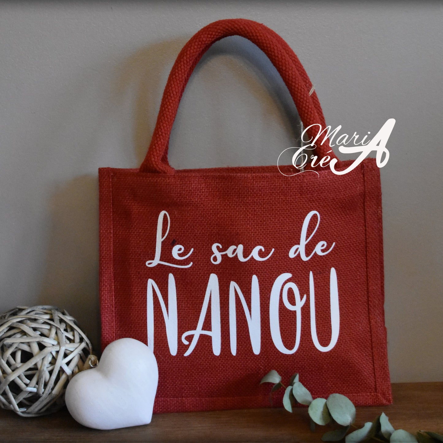 Sac en toile de jute "Le sac de ..."