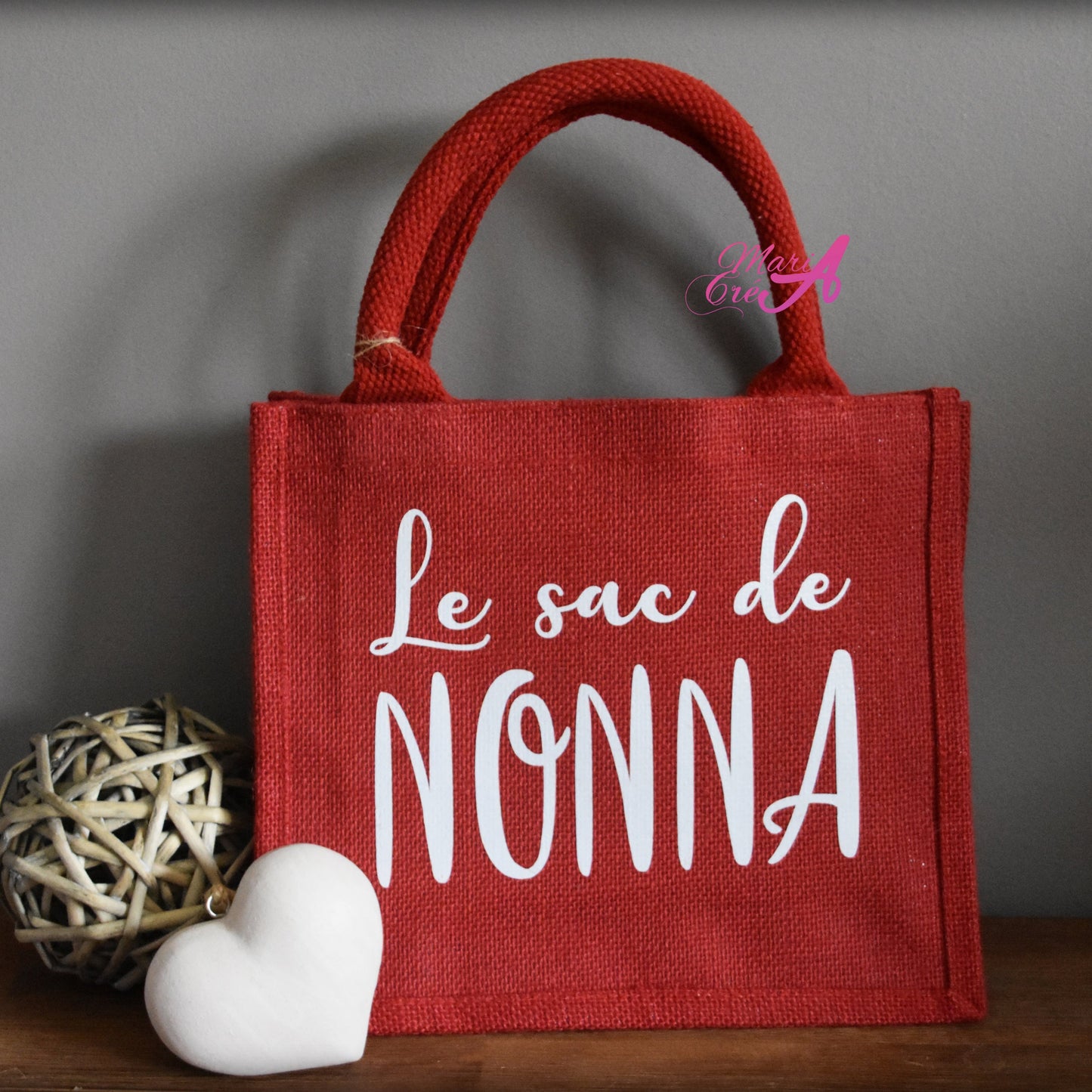 Sac en toile de jute "Le sac de ..."