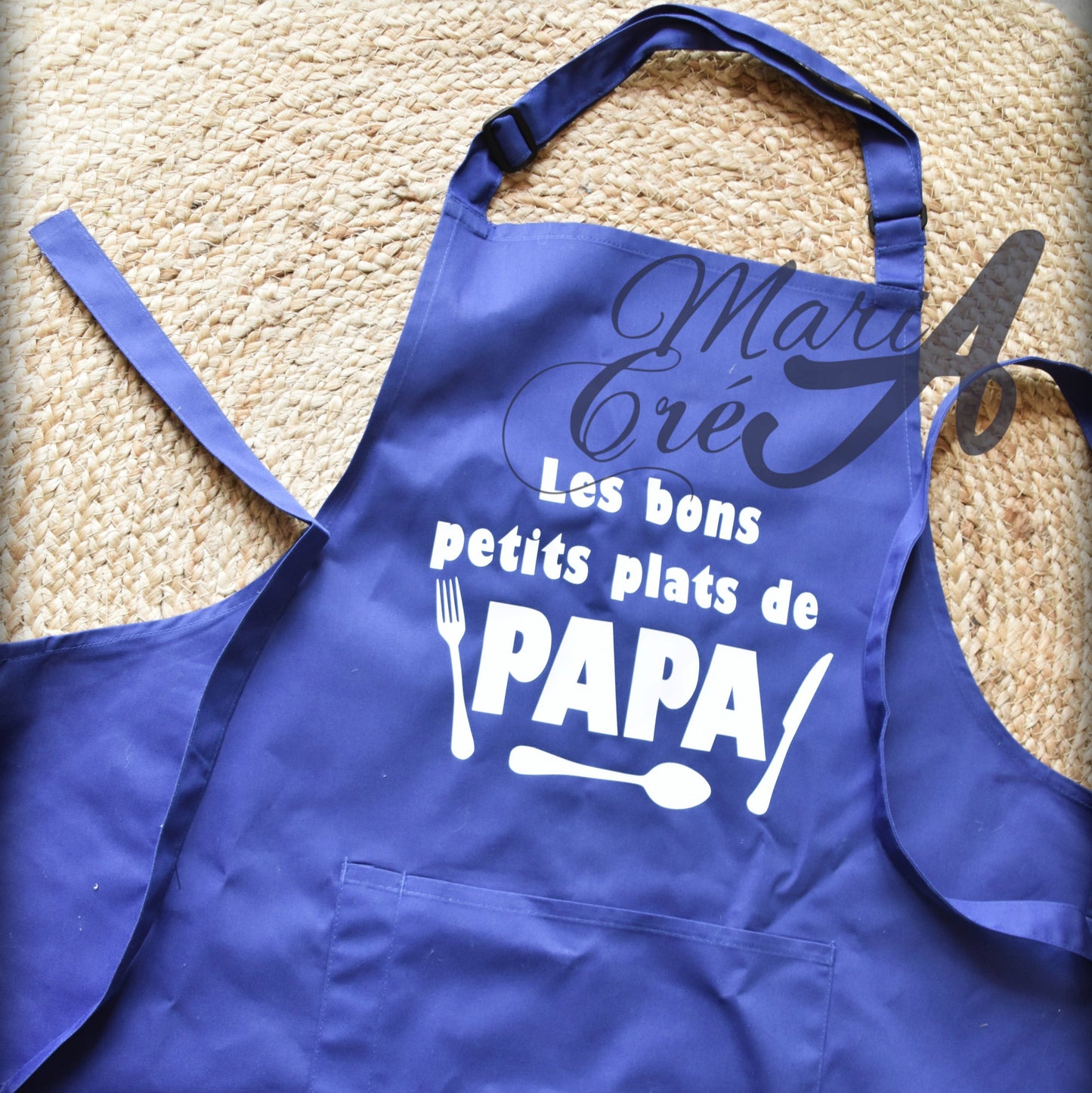 Tablier "Les bons petits plats de ..."