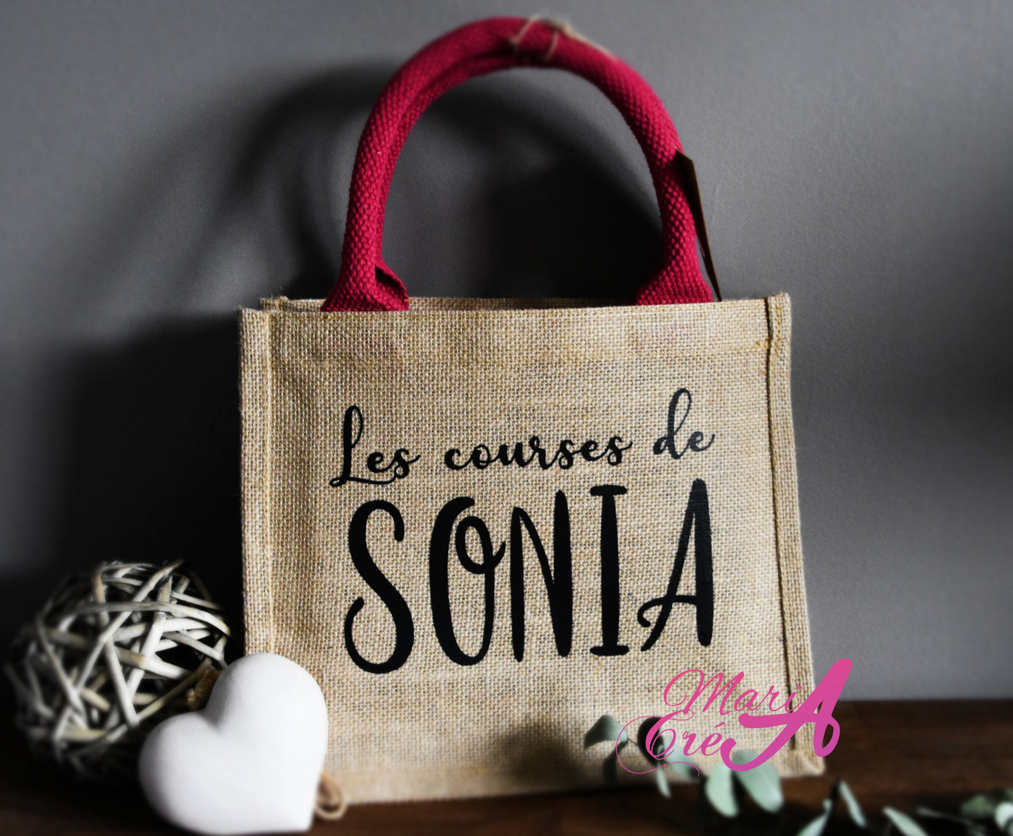 Sac en toile de jute "Le sac de ..."