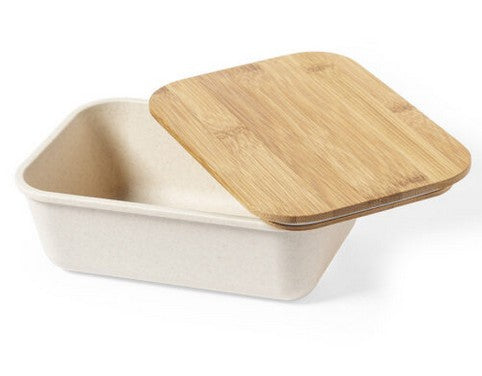 Boite à lunch couvercle en bois