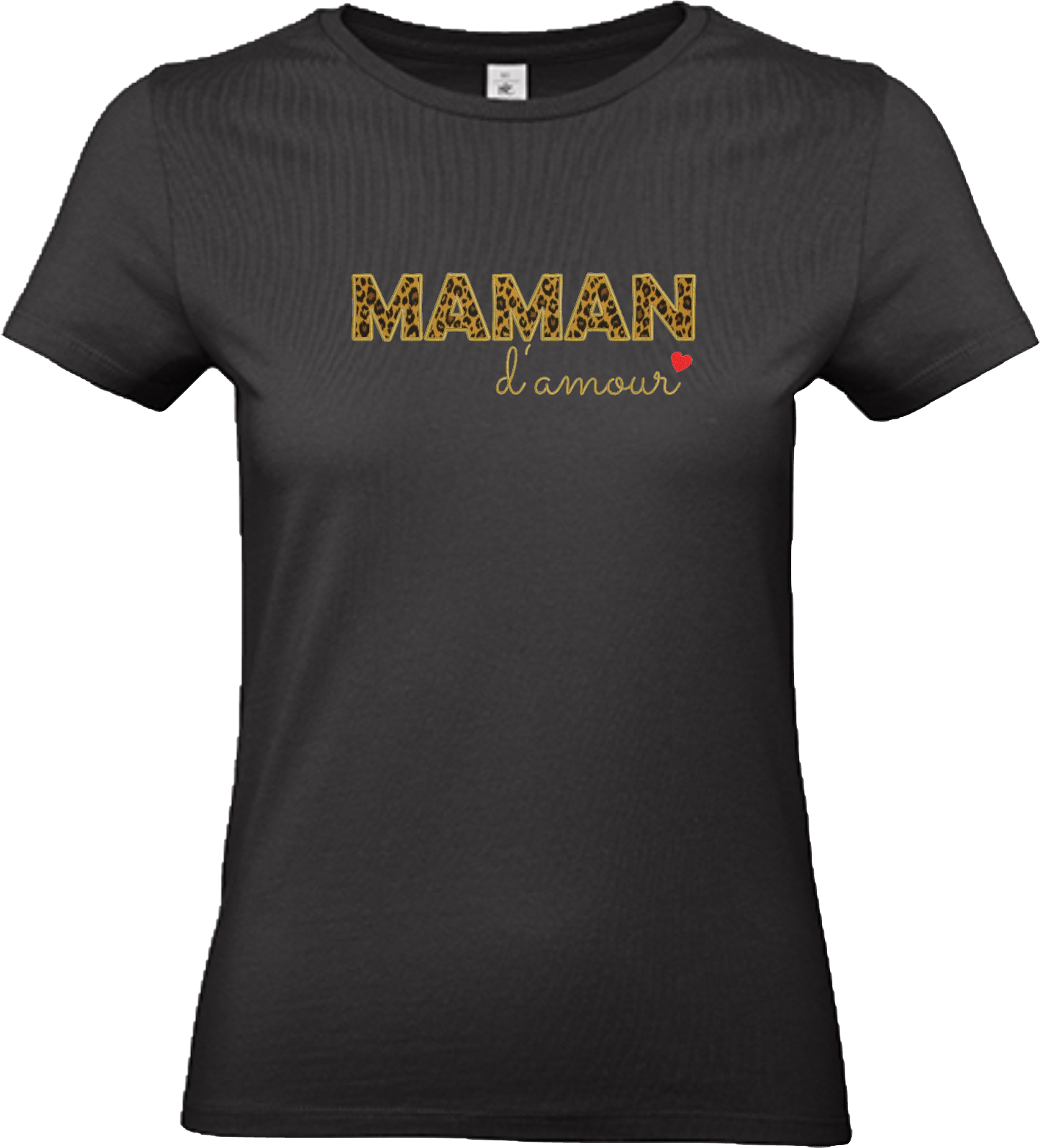 T-shirt  brodé - MAMAN d'amour