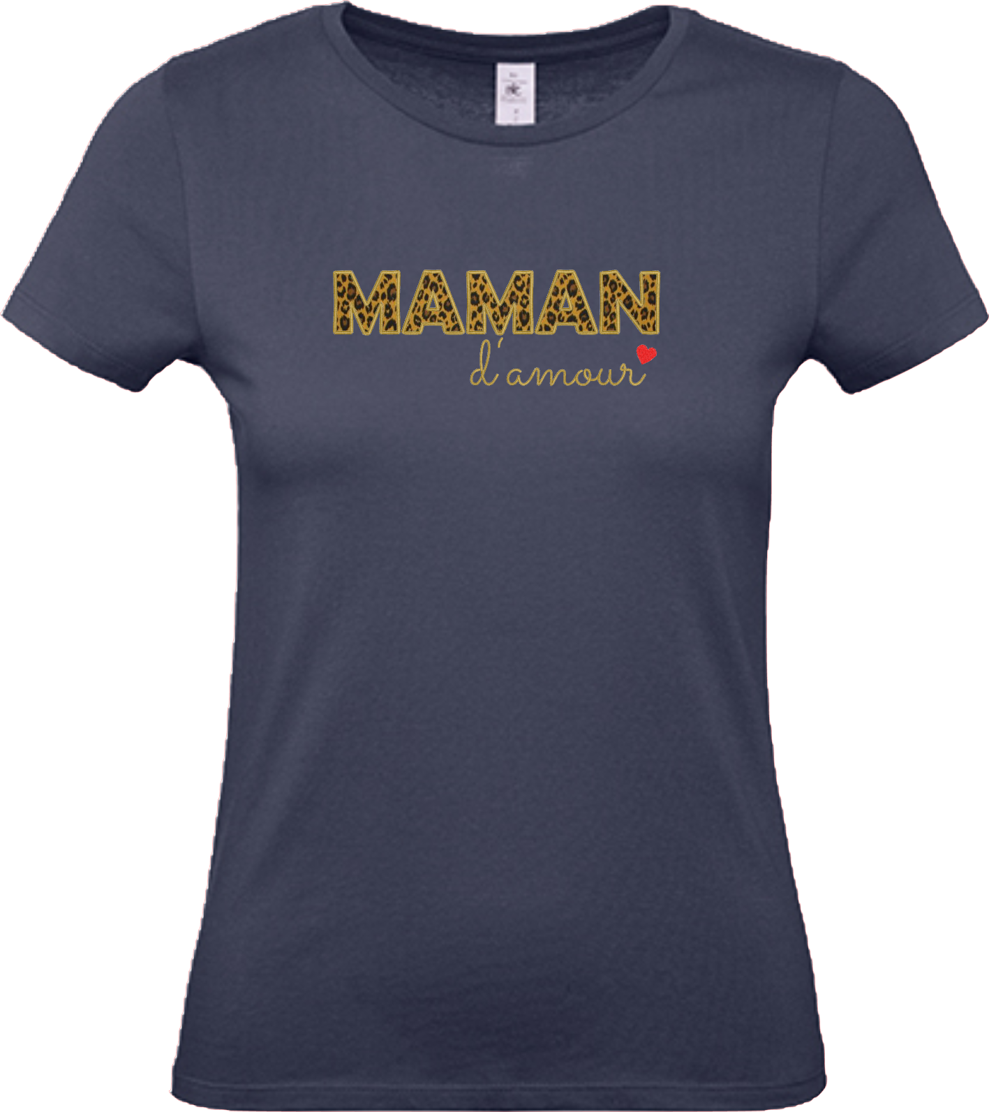 T-shirt  brodé - MAMAN d'amour