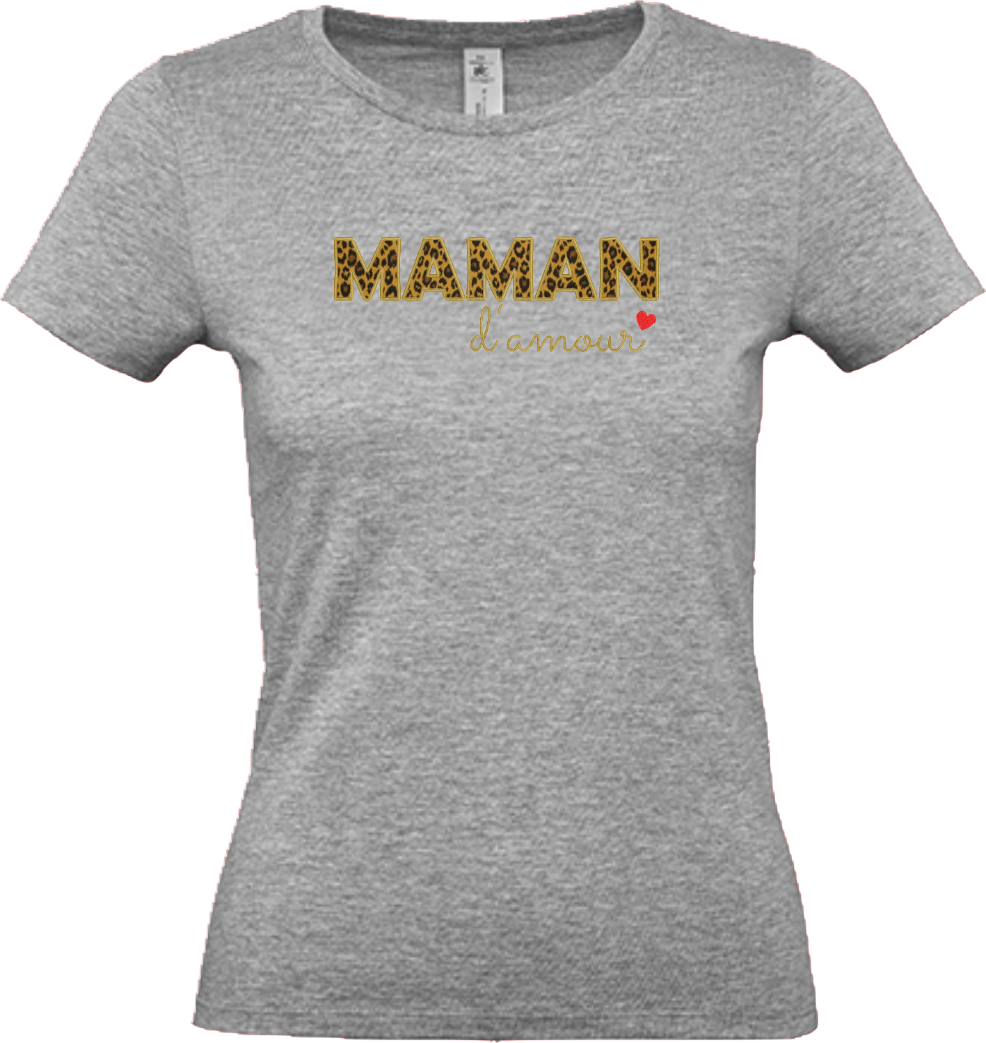 T-shirt  brodé - MAMAN d'amour