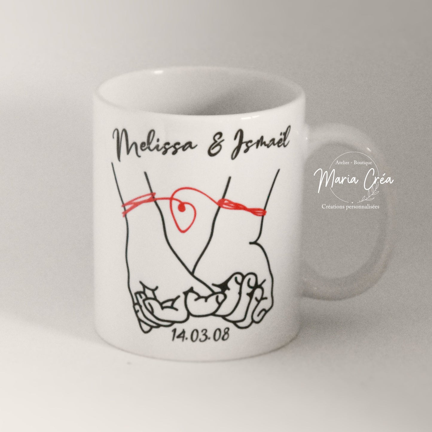 Mug Mains coeur
