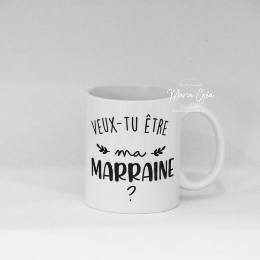 Mug "Veux-tu être mon parrain / ma marraine ?"