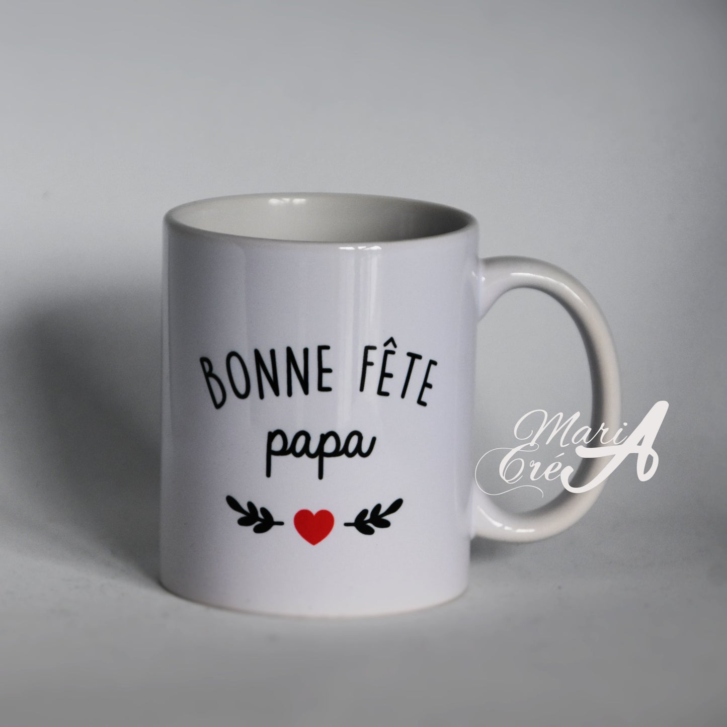 Mug "Bonne fête" coeur rouge