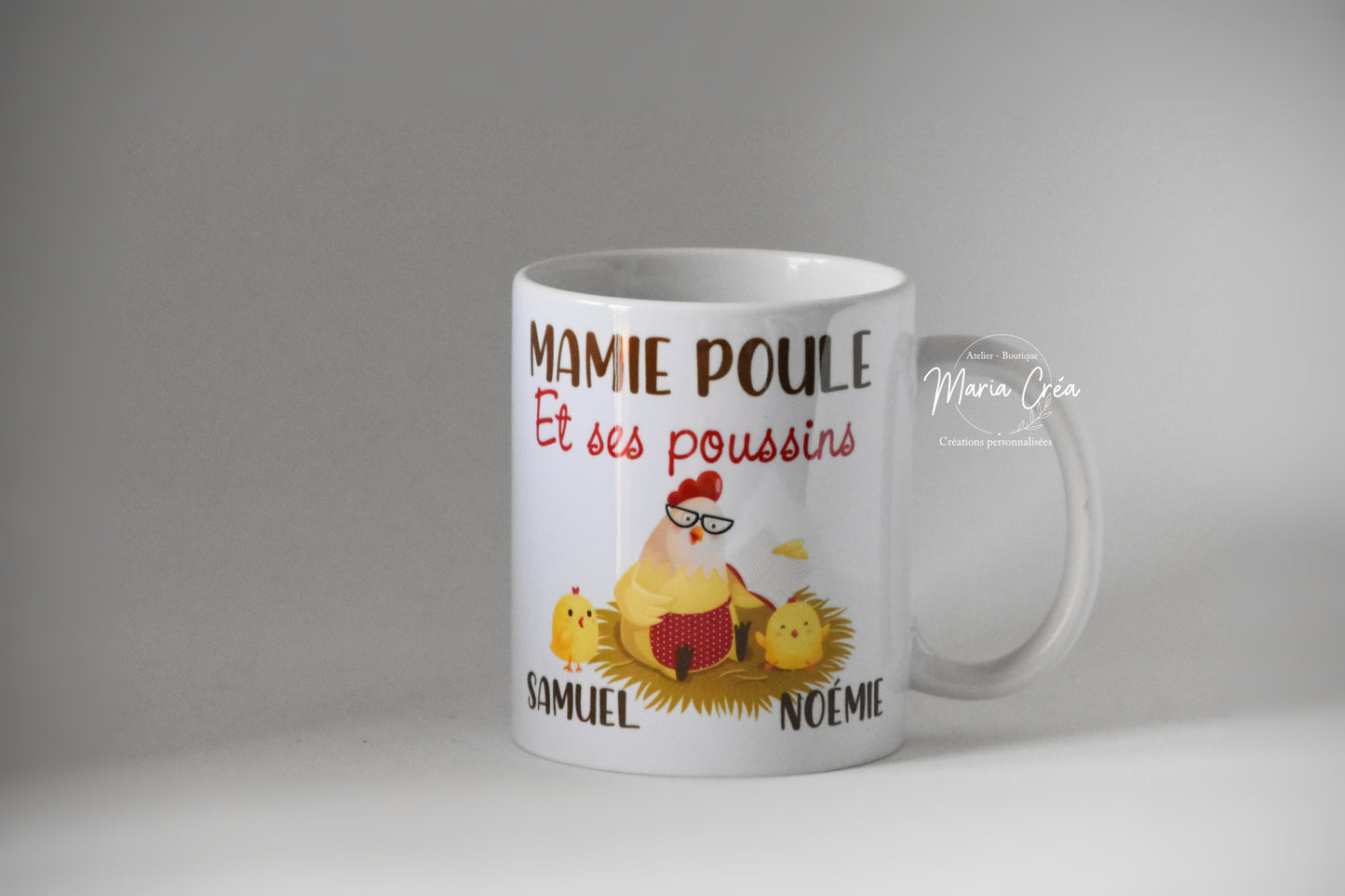Mug "Maman poule"/ "Mamy poule"