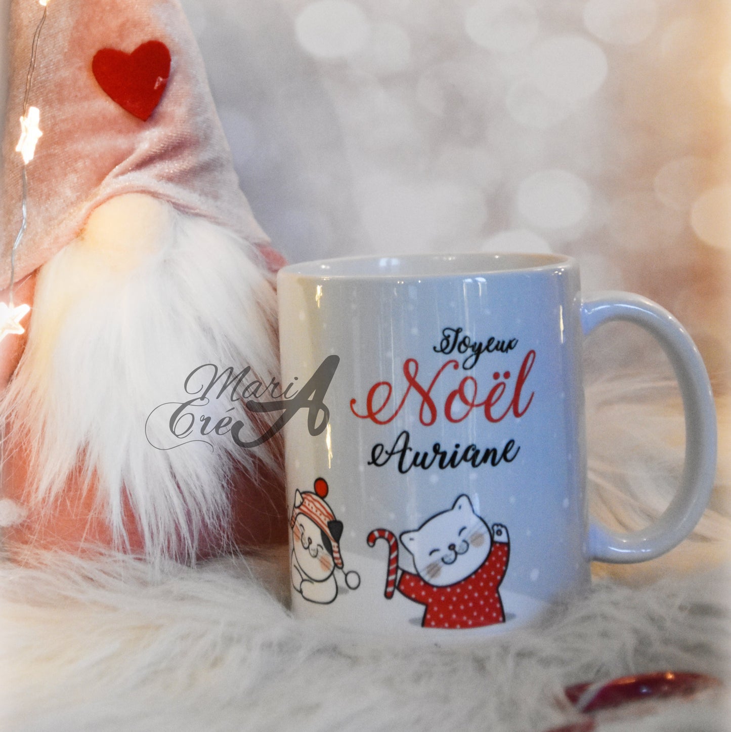 Mug "Joyeux Noël"- Chatons