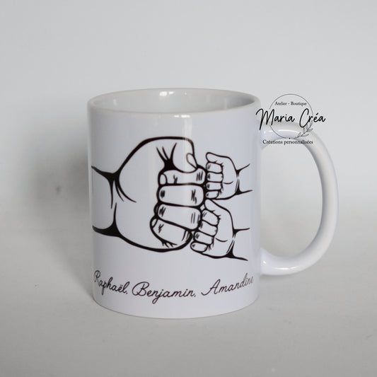 Mug "poing papa et enfants"