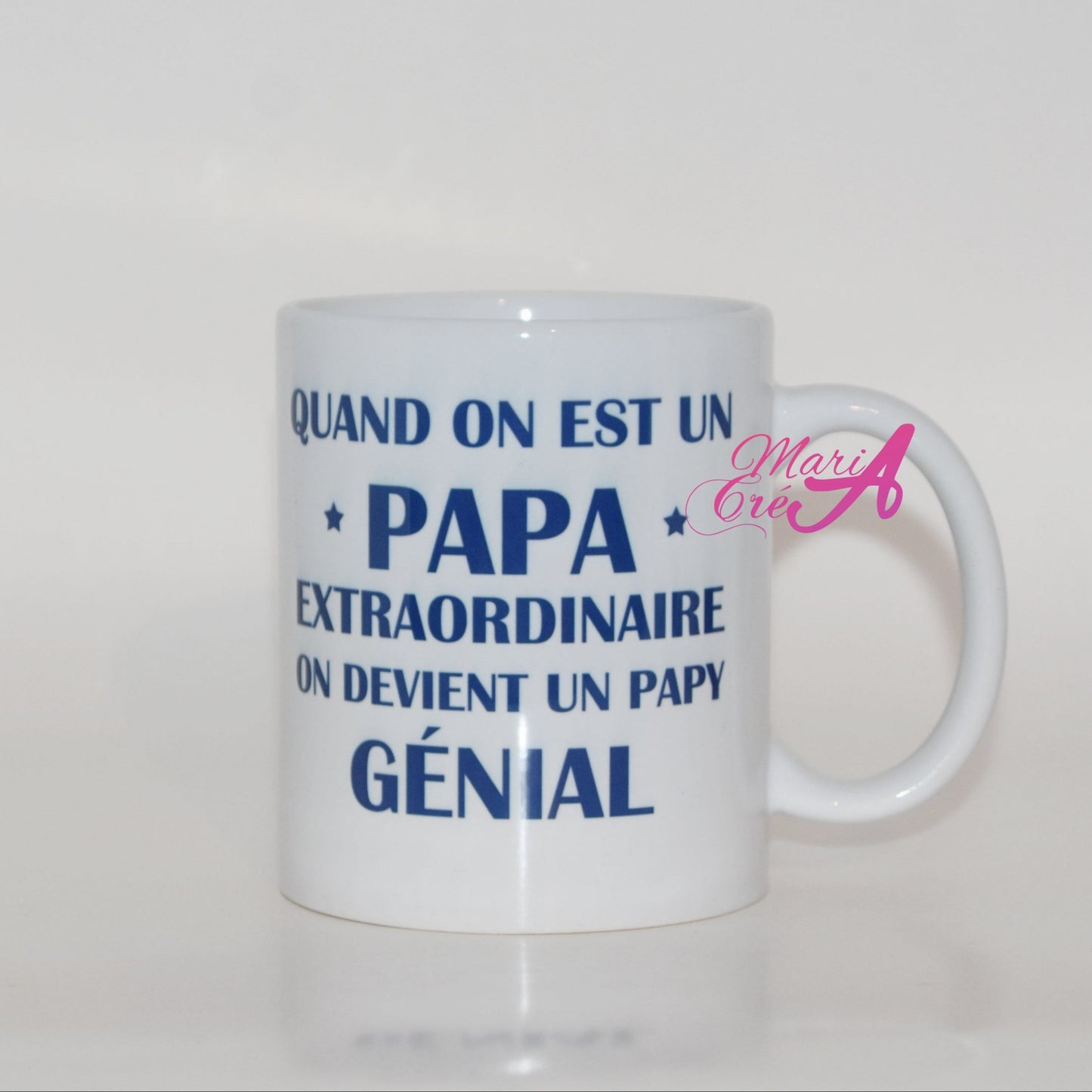 Mug "Quand on est un papa extaordinaire, on devient un papy génial"