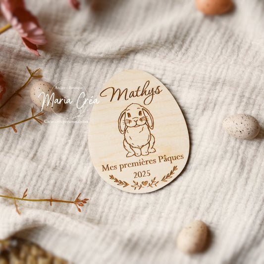 Plaque "Mes premières Pâques"