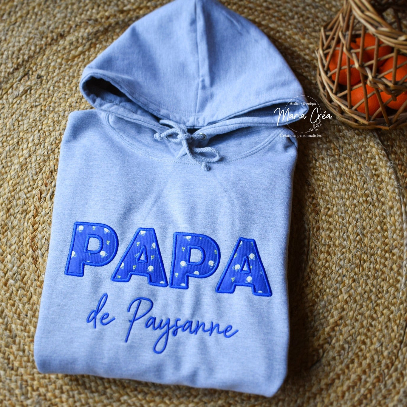 Sweat Carnaval brodé ".... paysan/paysanne"