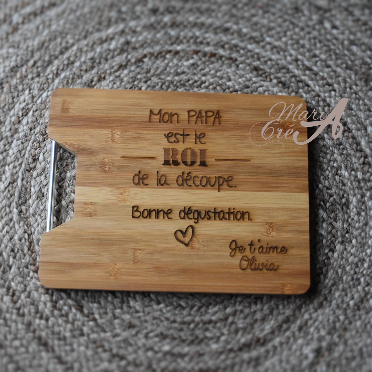 Planche à découper "... le roi de l'apéro"