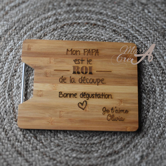 Planche à découper "... le roi de l'apéro"