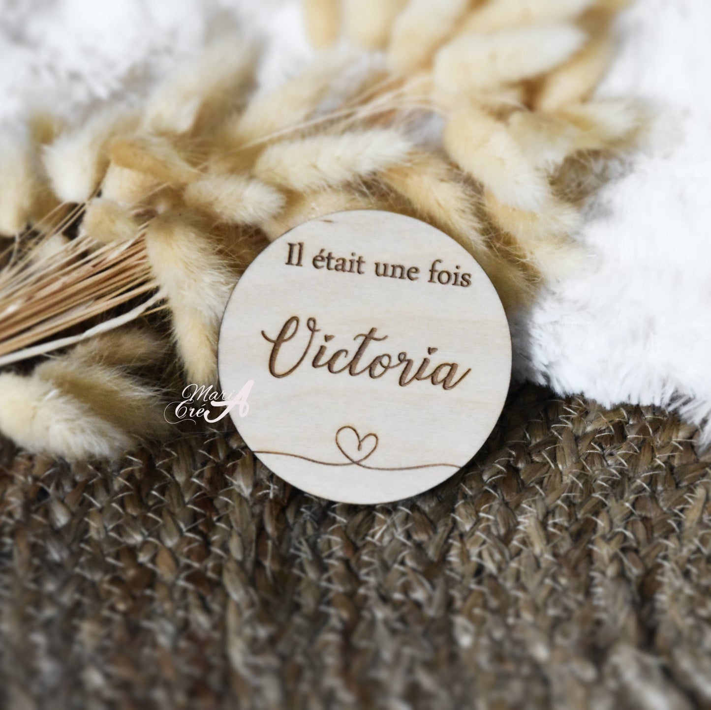 Plaque prénom - Il était une fois ...