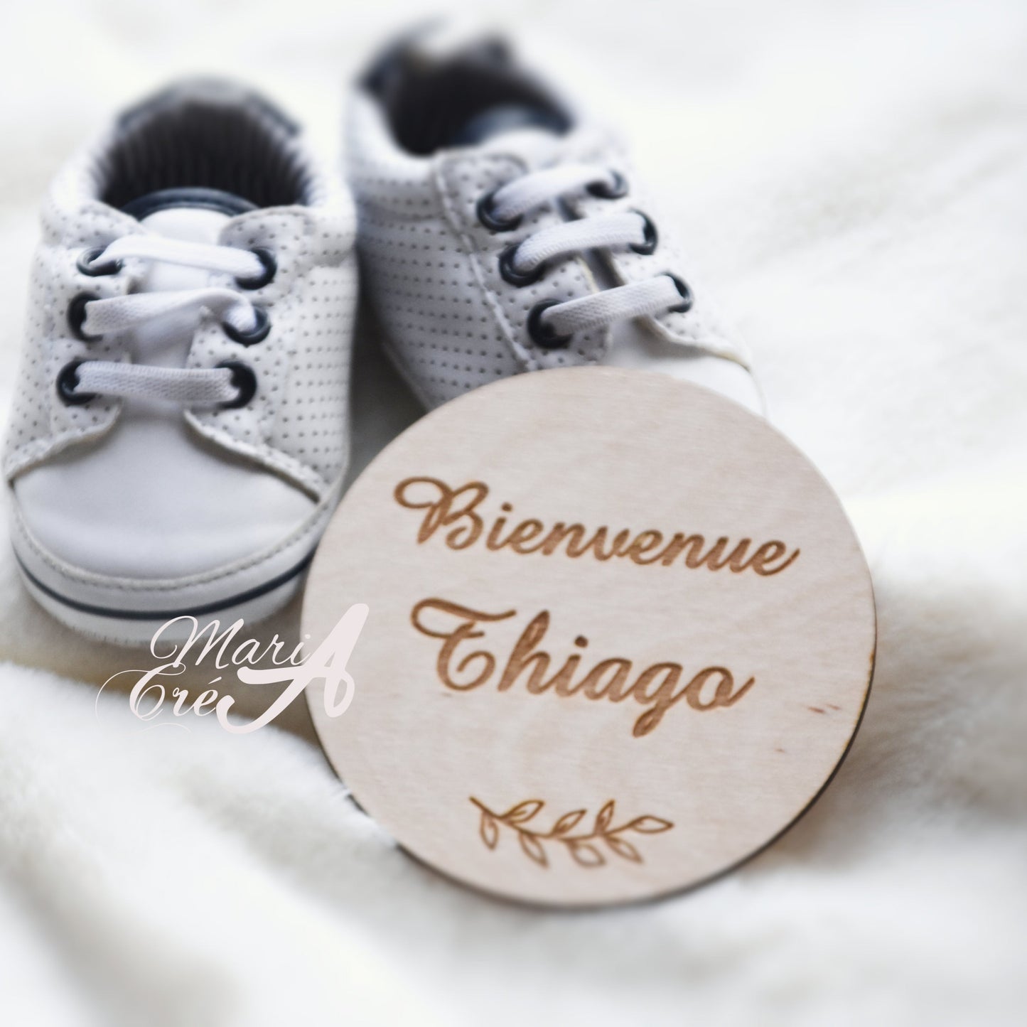 Plaque prénom - modèle olivier