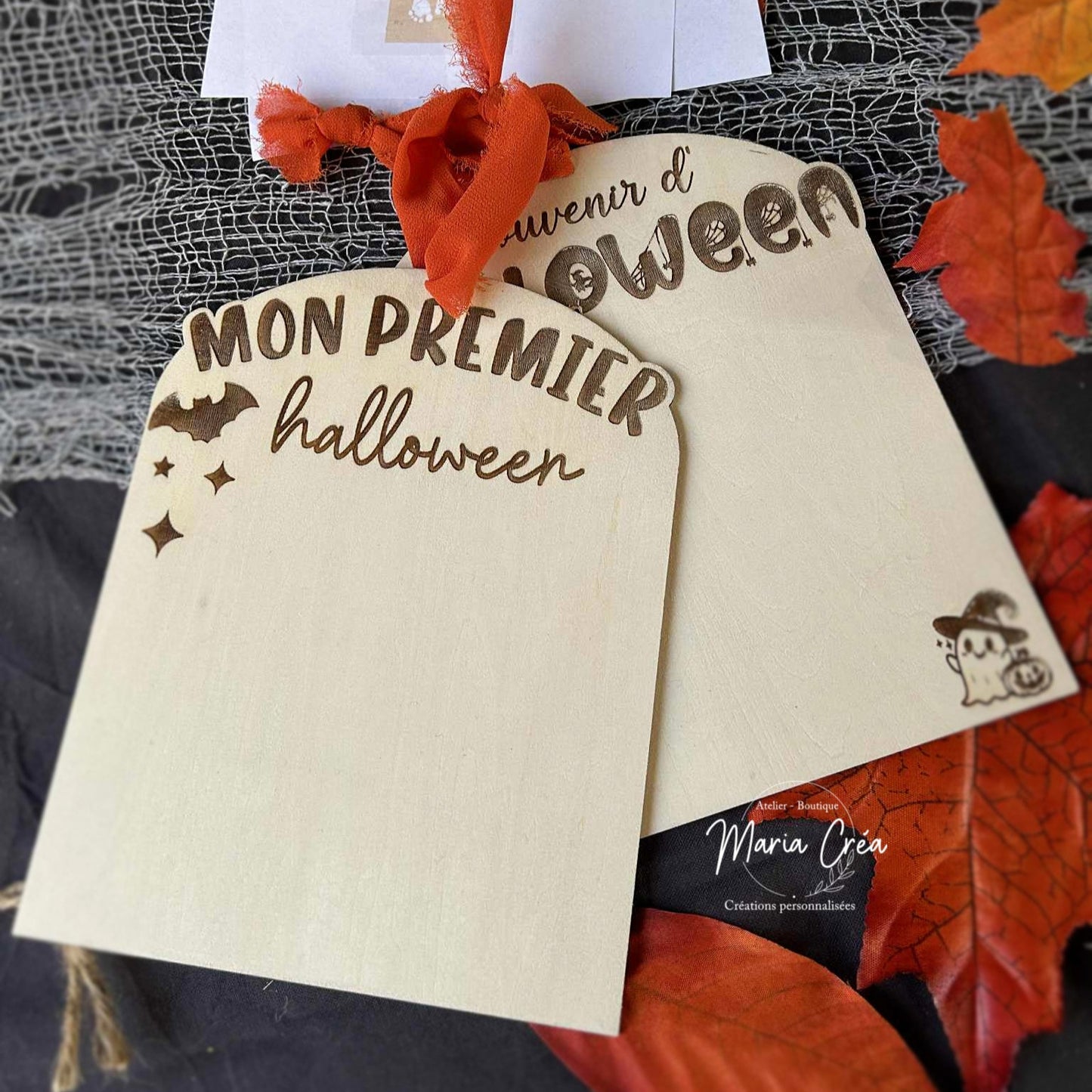 Plaque empreintes Halloween