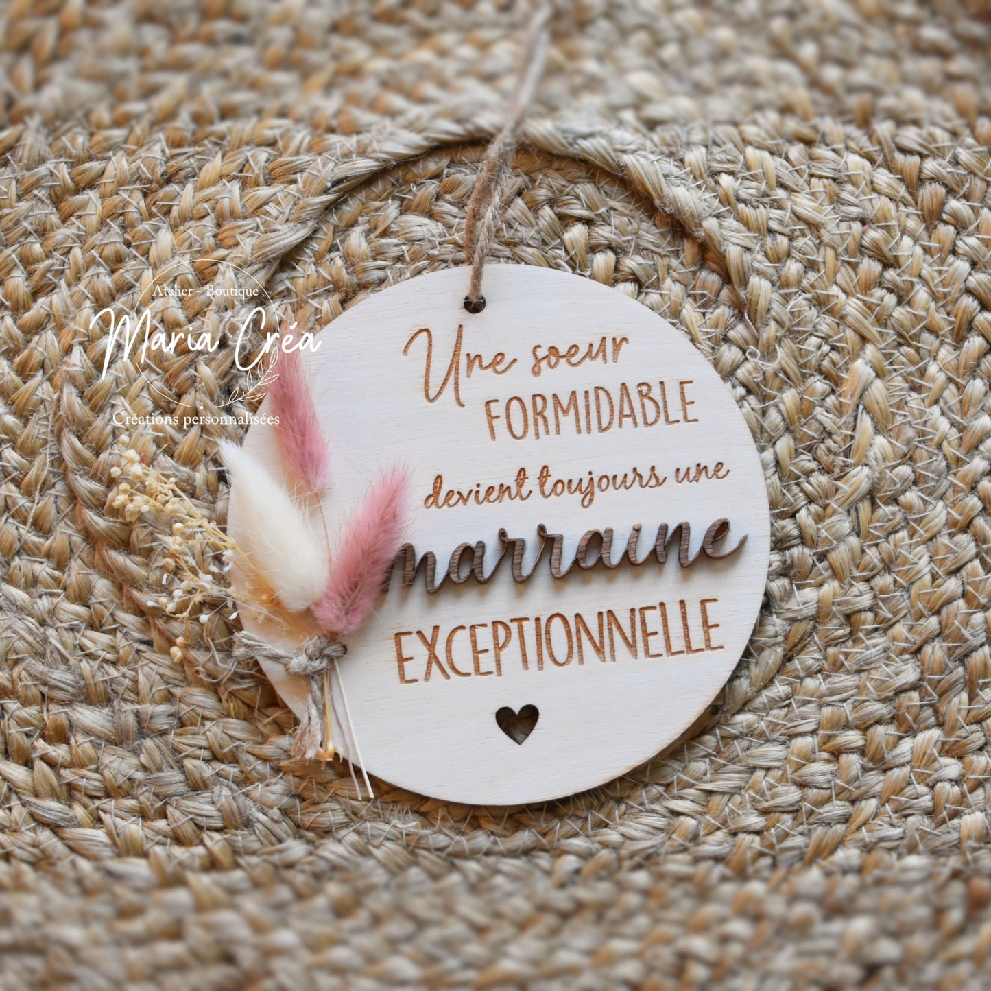 Plaque personnalisable - “Une ... formidable devient toujours une ... exceptionnelle”