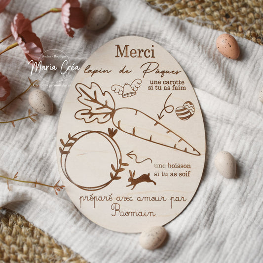 Plateau poule ou lapin de Pâques