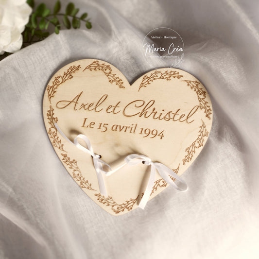 Porte alliance - modèle coeur