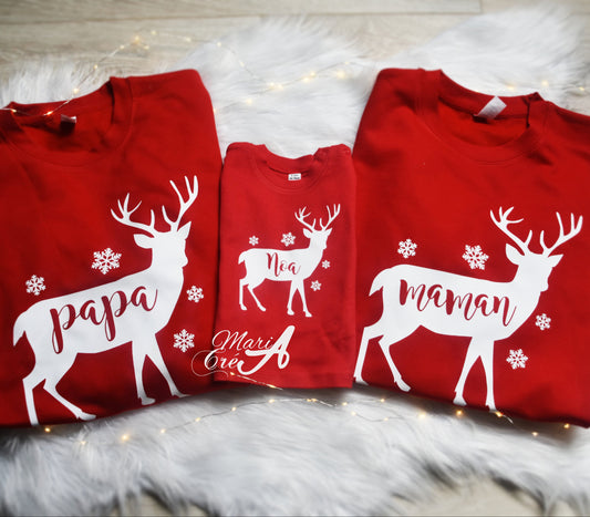 Pull de Noël cerf- Adulte