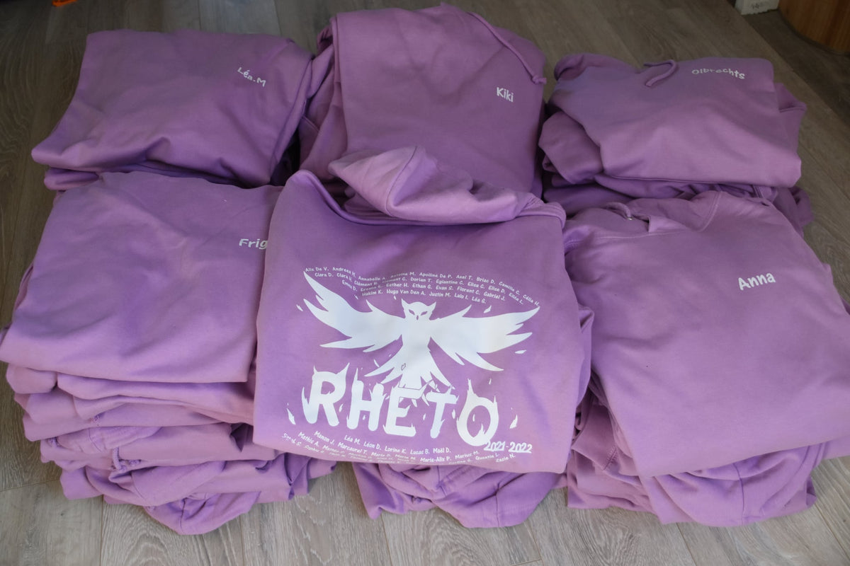 Création sweat de classe personnalisé