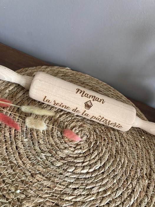 Rouleau à pâtisserie personnalisable