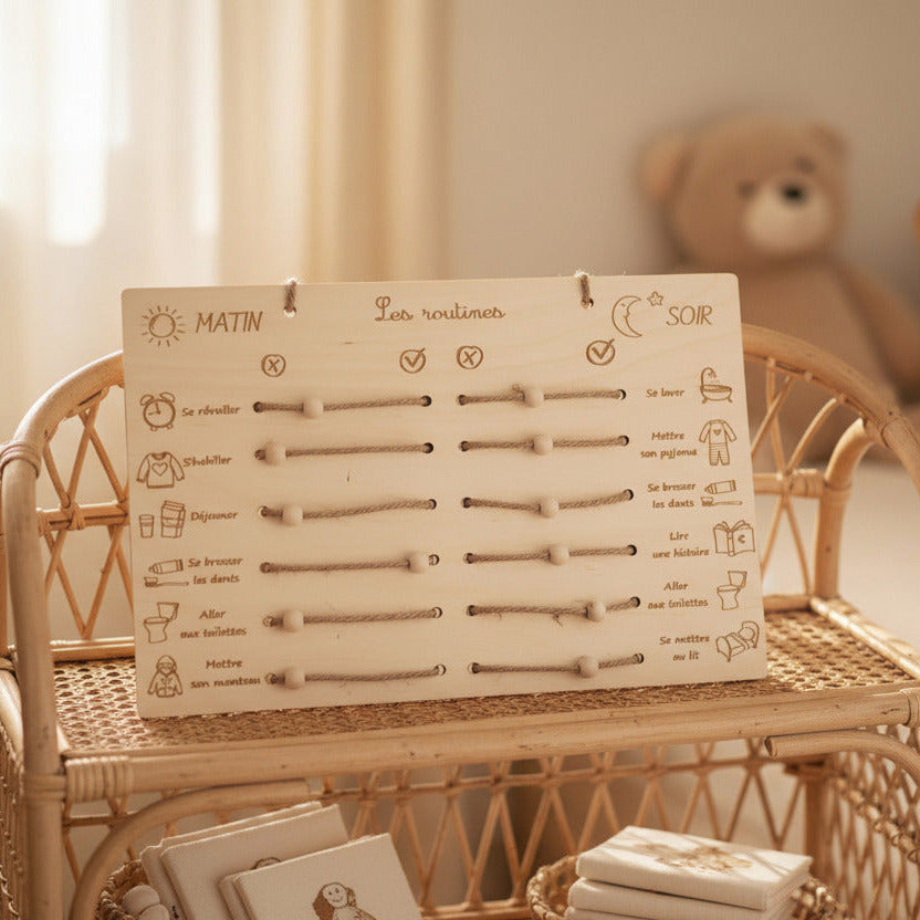 Tableau des routines matin et soir