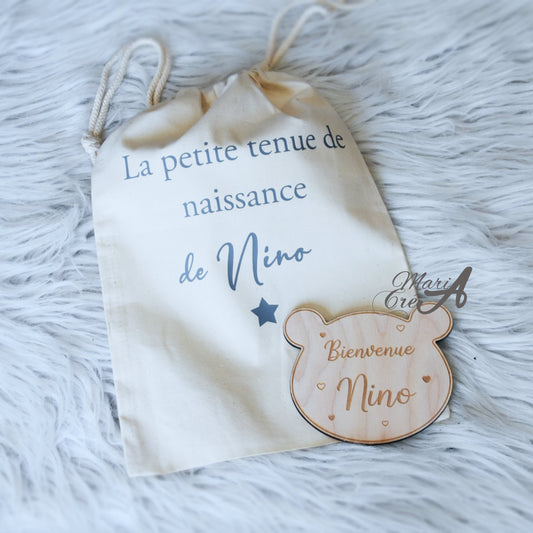 Sac "La petite tenue de naissance" - Etoile