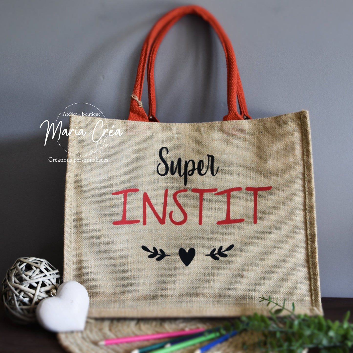 Sac en toile de jute "Super ..."