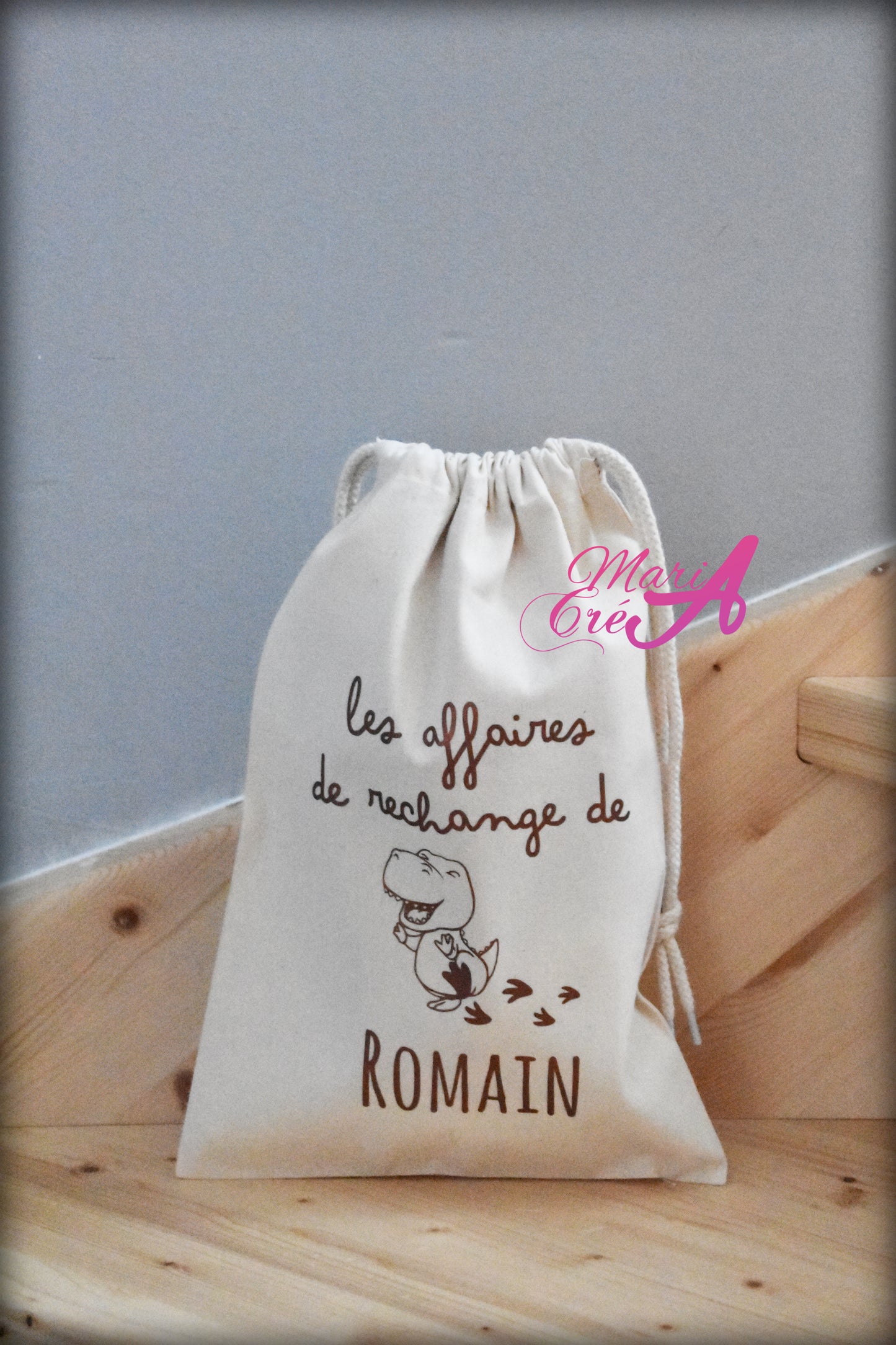 Sac affaires de rechange - Dinosaure