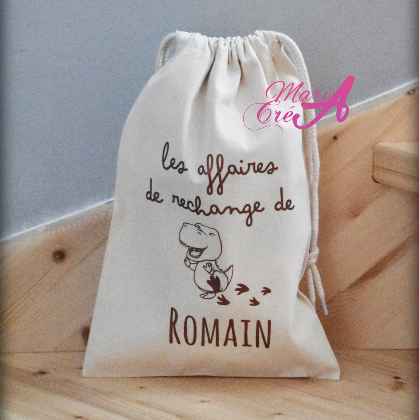 Sac affaires de rechange - Dinosaure