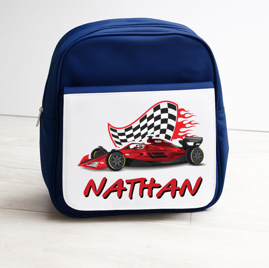 Sac à dos maternelle - Voiture de course