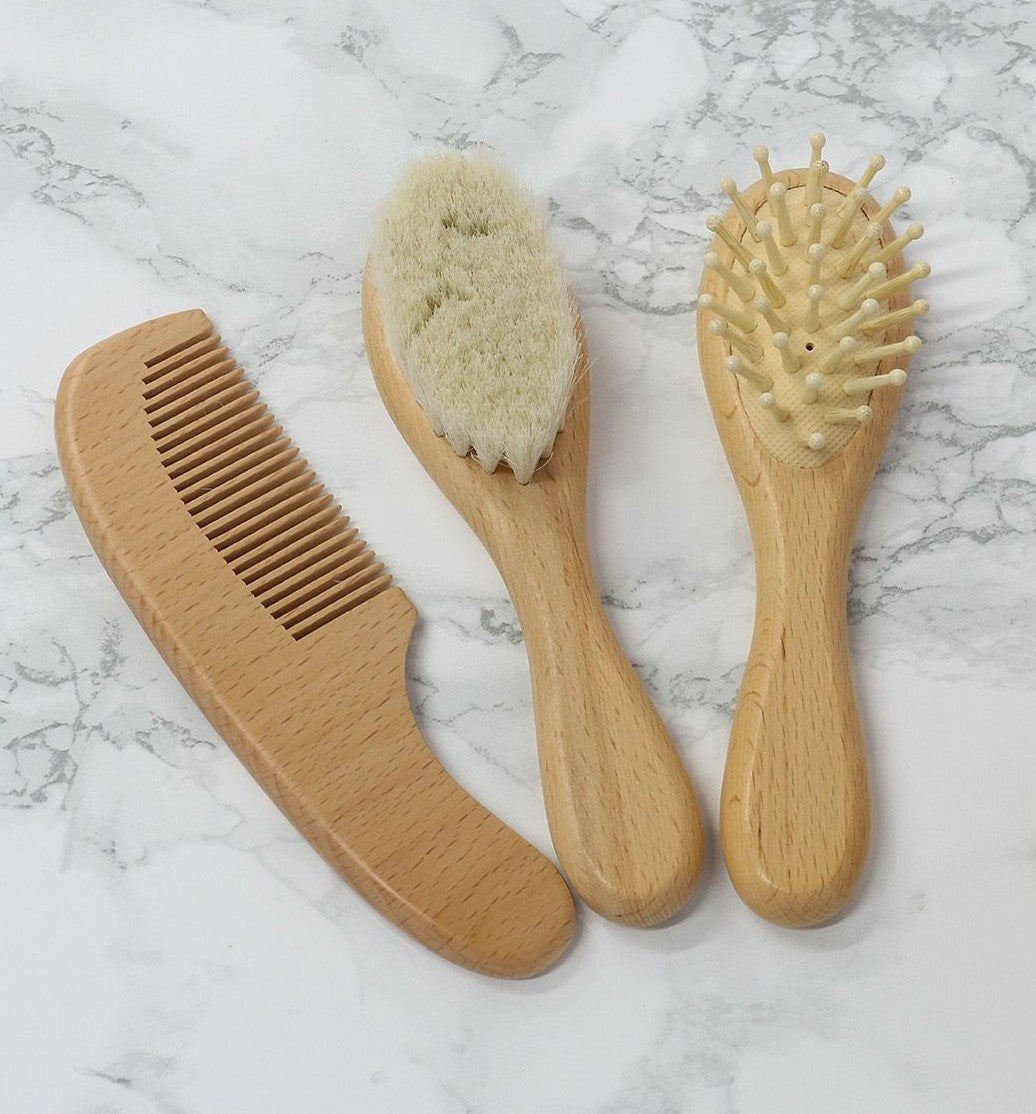 Set de brosse en bois à personnaliser