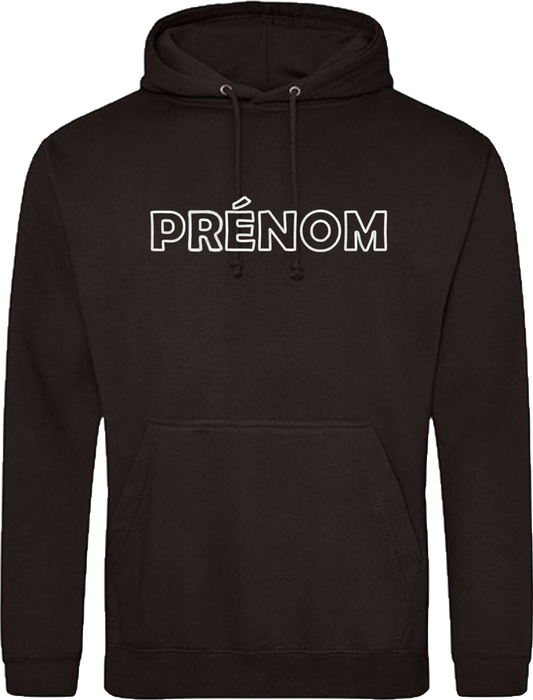 Sweat avec prénom brodé