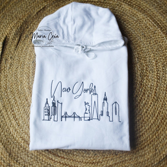 Sweat Brodé - New York skyline