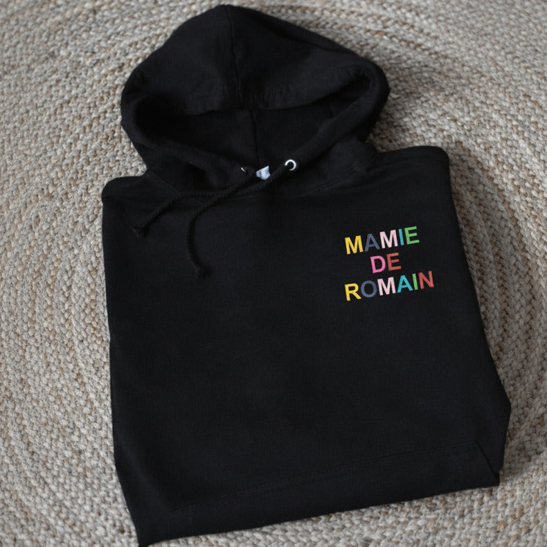 Sweat personnalisé – brodé Coté coeur - Mamie de ...