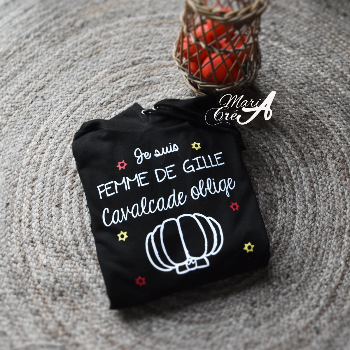 Sweat personnalisé – ... de Gille - cavalcade/ carnaval/ soumonce oblige ... Chapeau de Gille