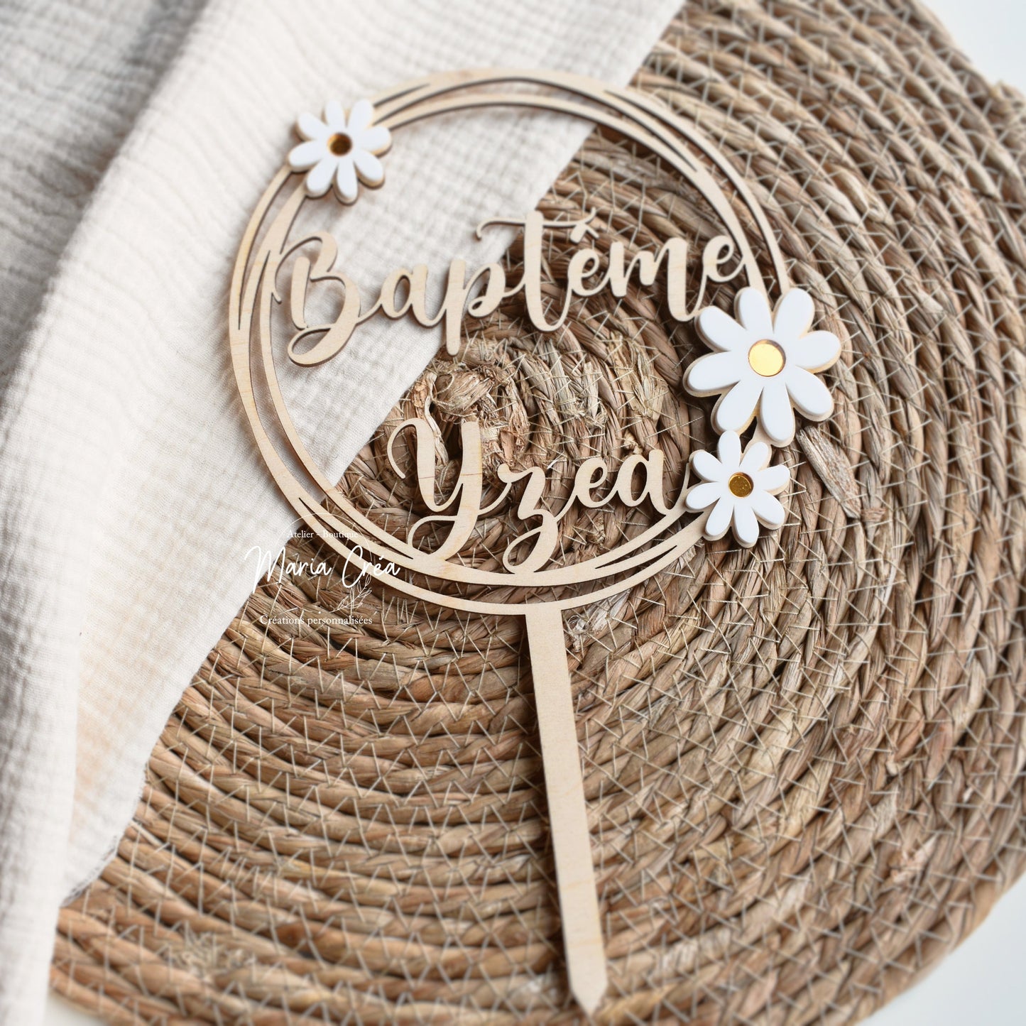 Topper cake marguerites