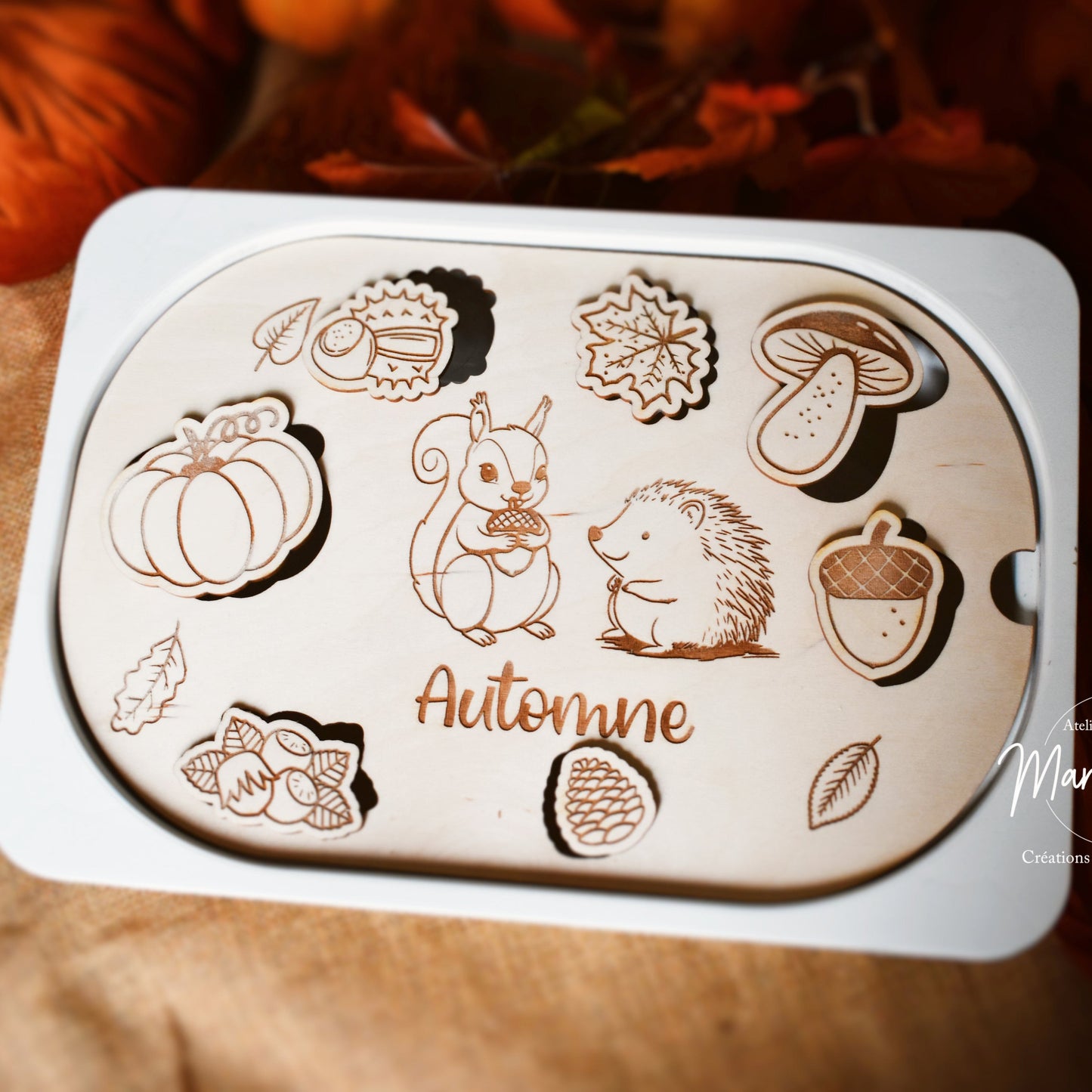 Insert pour bac Trofast (Ikea) - Automne