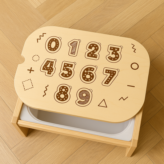 Insert pour bac Trofast (Ikea) - Chiffres