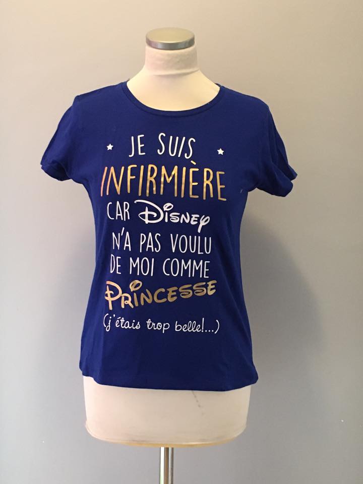 T-shirt "Je suis infirmière..."