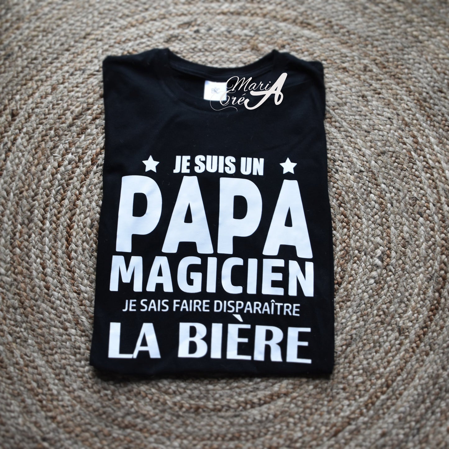 T-shirt homme "Je suis un .... magicien, je sais faire disparaire la bière"