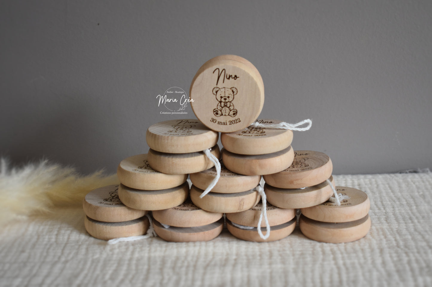 Yoyo en bois - Ourson