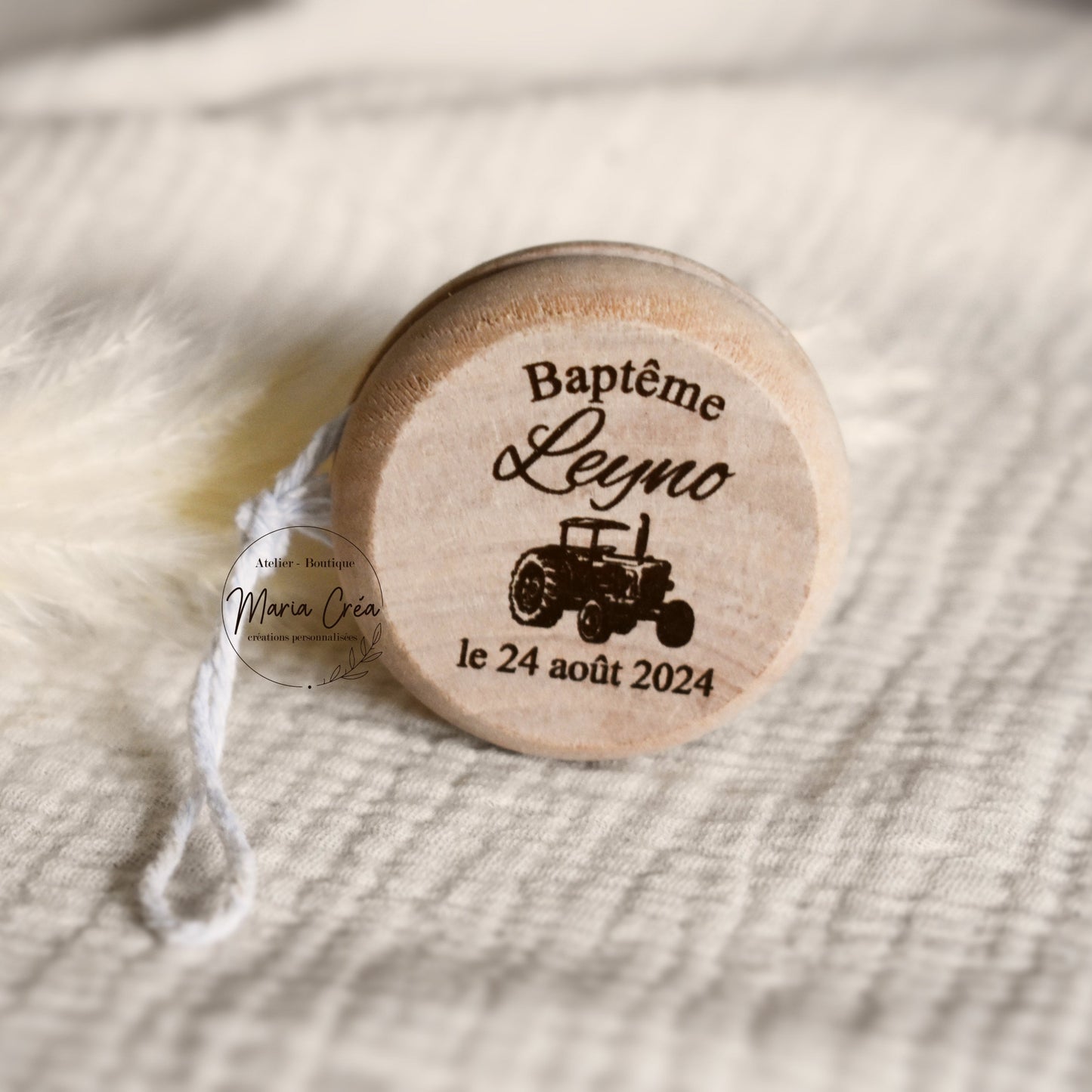 Yoyo en bois - Tracteur