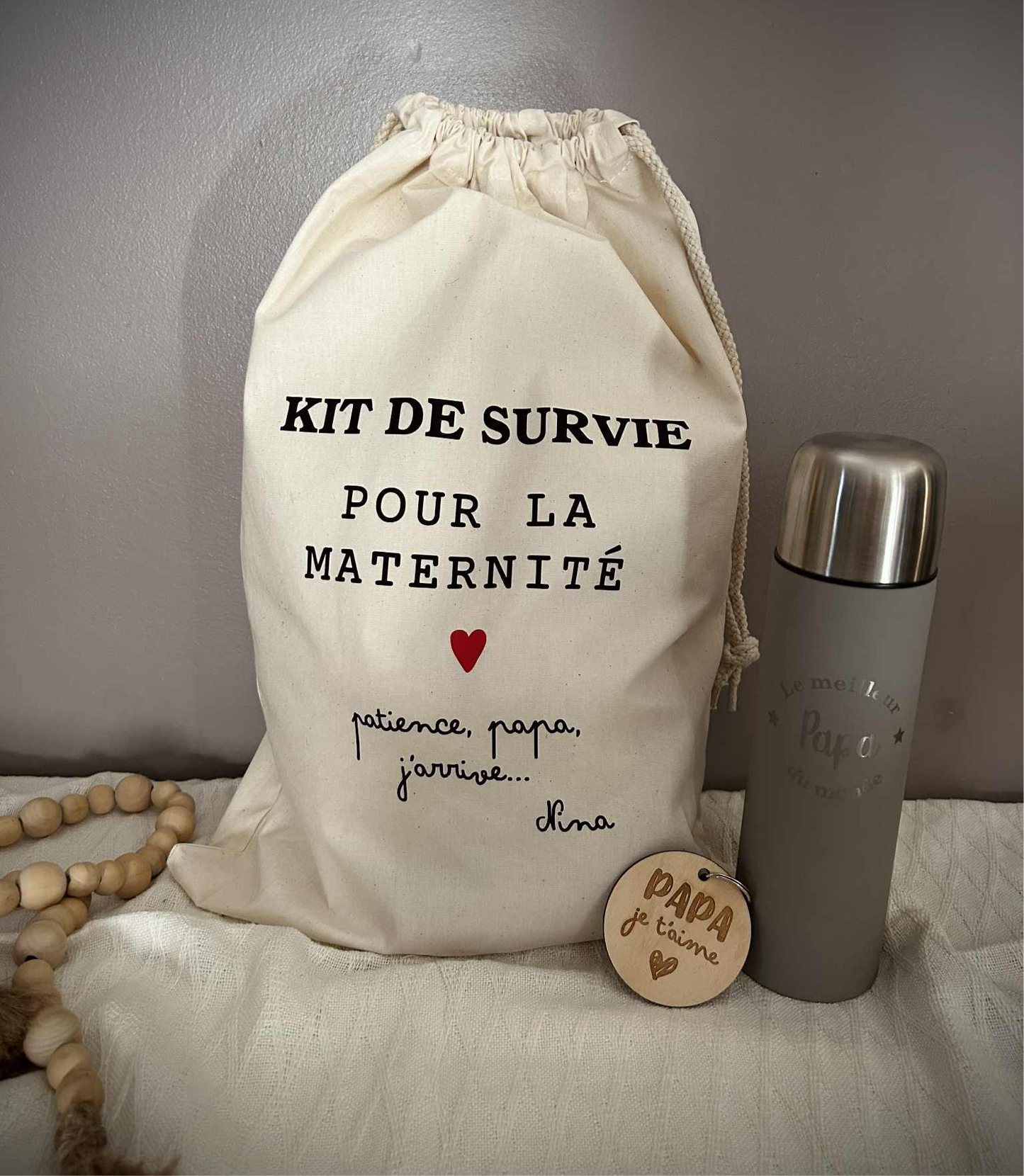 Sac kit de survie pour la maternité