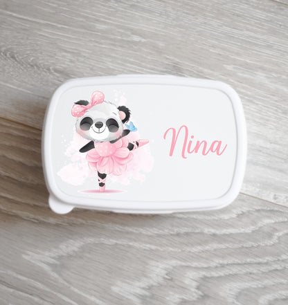 Boite à tartines - panda ballerine