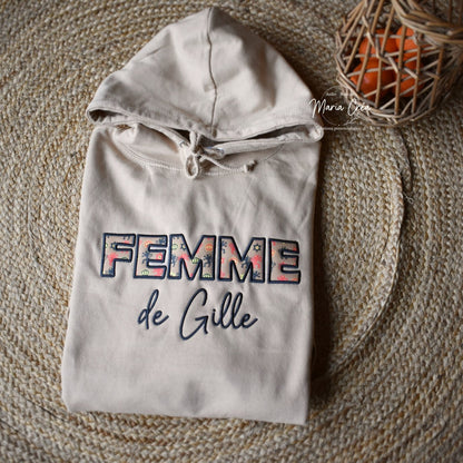 Sweat Carnaval brodé ".... de Gille"