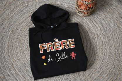 Sweat Carnaval brodé ".... de Gille" avec motif